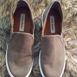 Steve Madden Men's Slip On Sneakers Gray Size 9